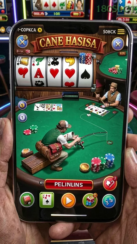 Cuplikan layar QTGAME — menu navigasi
